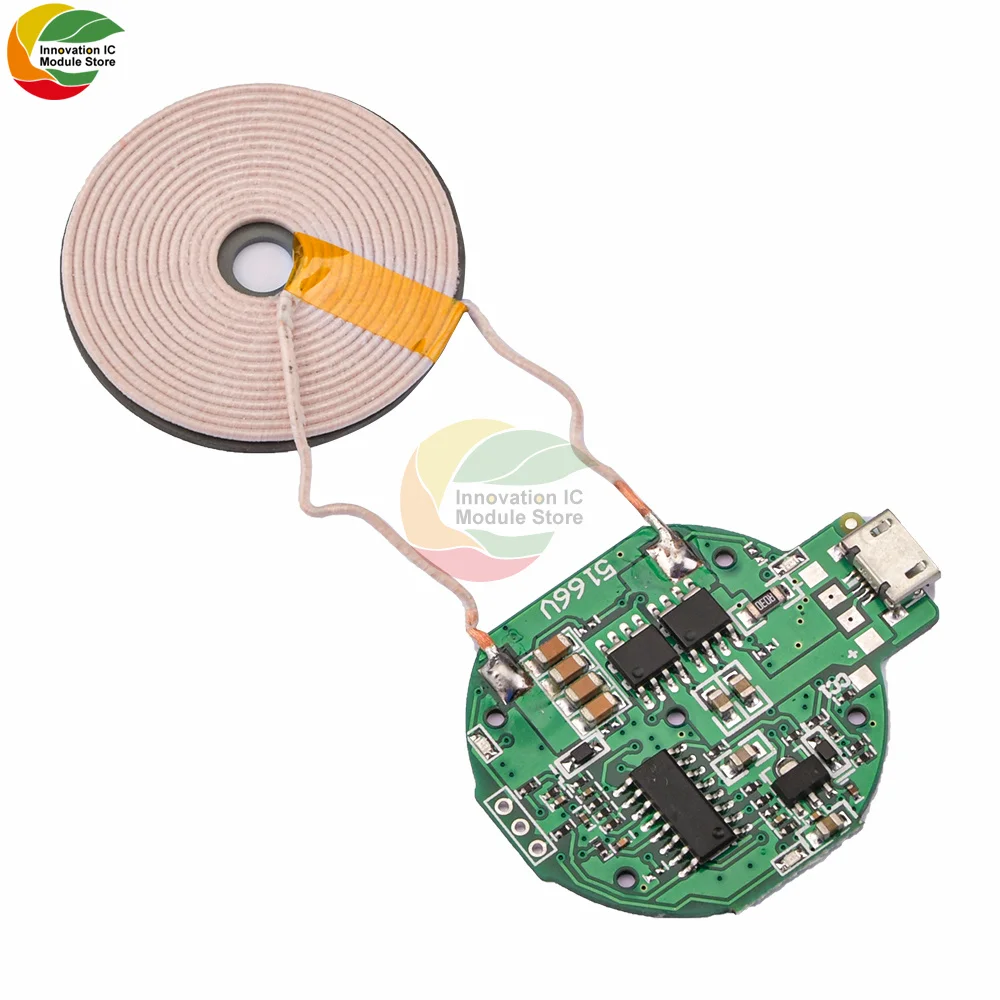 Mini wireless charging PCBA board coil For QI universal built-in DIY modified transceiver module mobile phone charging module