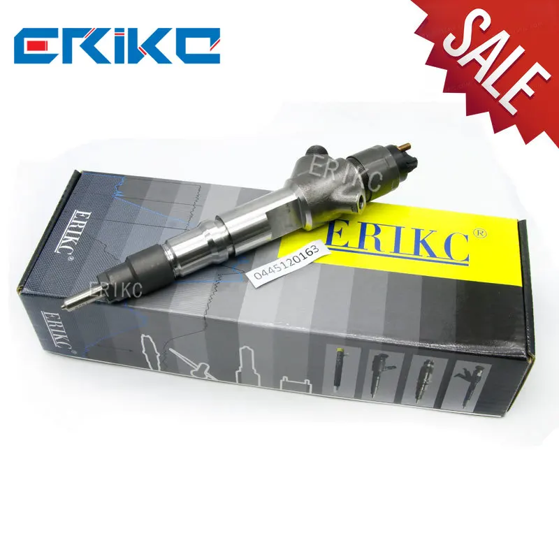 

ERIKC 0445120163 Injector 0 445 120 163 Common Rail Nozzle 0445 120 163 for G5A1001112100A38 CRIN CR/IPL24/ZERES20S YUICHAI