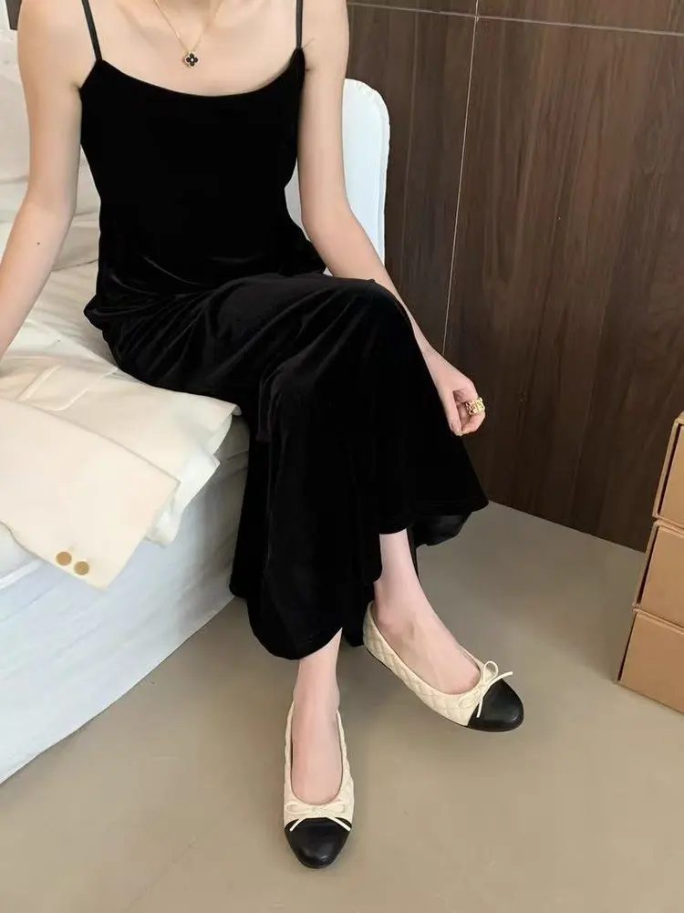 Zweifarbige Damen-Loafer mit Schleife und flachem Absatz, zum Hineinschlüpfen, runde Zehenpartie, bequeme Vintage-Schuhe für Büro, Alltag, Party – Detail 9