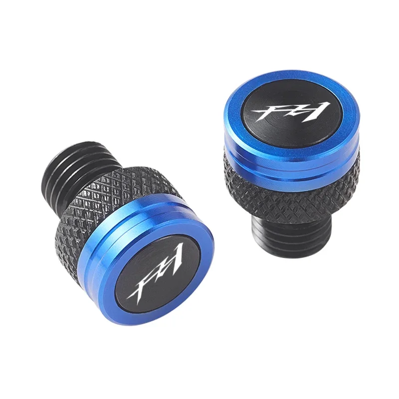 Tornillos de aluminio M10 x 1,25 para motocicleta, pernos, tapones para agujeros de espejo, tapa para YAMAHA FZ1 FZ1N FZ1S FZ 1N 1 FZ-1N FZ-1S Fazer, accesorios