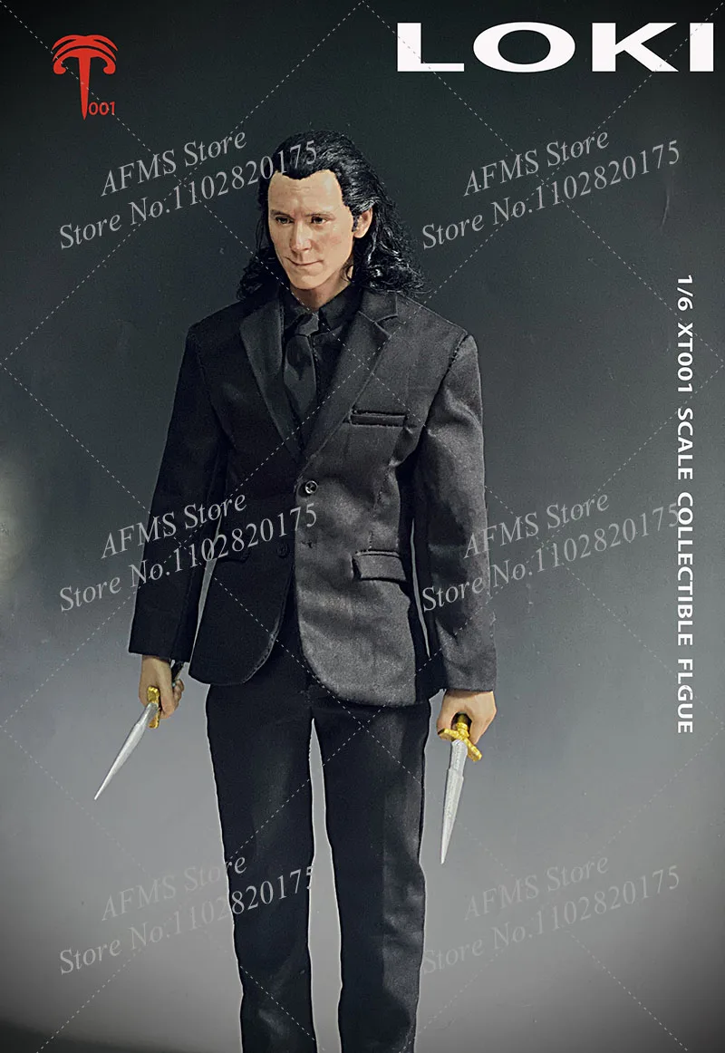 XT001 Figurka kolekcjonerska w skali 1/6 Tom Hiddleston Loki Zły Bóg Mitologii Nordyckiej 30 cm Figurka Akcji Żołnierza