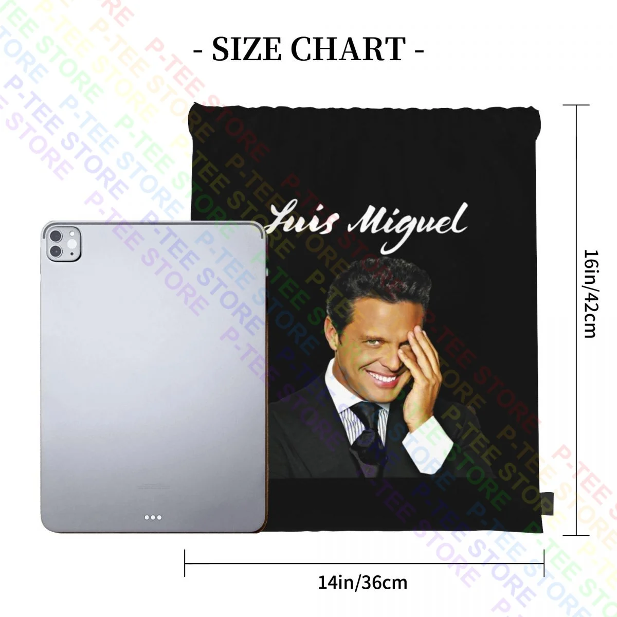 Luis Miguel Singer To Smile In Tour borse con coulisse borsa da palestra stampa zaino da equitazione con stampa 3d di nuovo stile