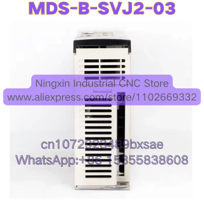 Second-hand MDS-B-SVJ2-03 MDS B SVJ2 03 Servo Drive Unit Tested OK
