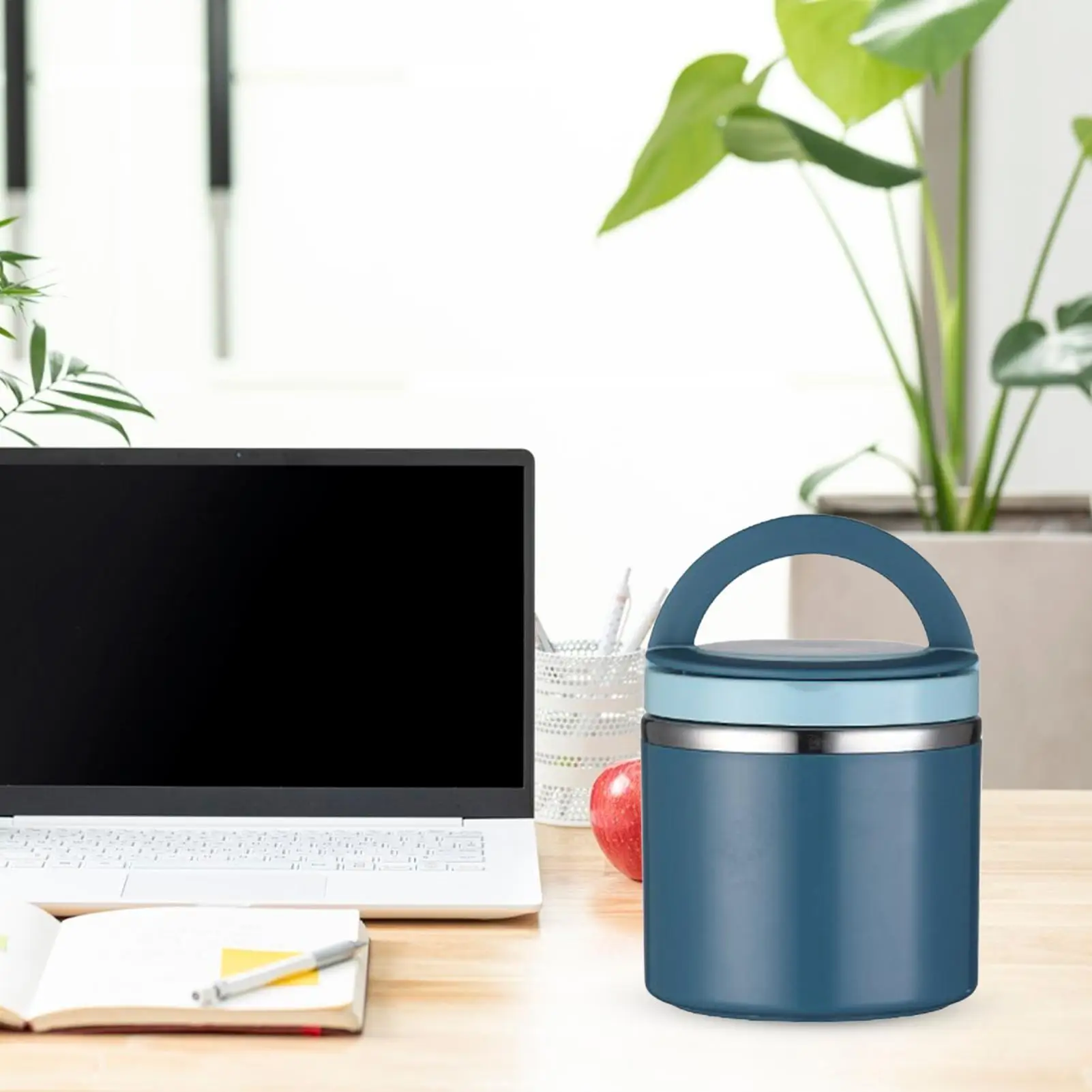 630ml Food Thermal Jar Insulated Soup Cup Thermos Container Stainless Steel Lunch Box With Handle Portable Sealed Bento Box