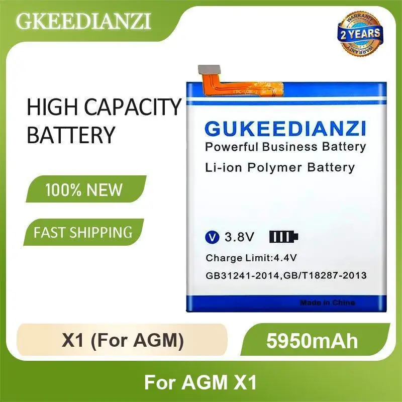 Battery For AGM H3 Mobile Phone M6 M7 A8 mini M5 Glory Pro H1 X1 A9 X2 X2SE X5 M2 A1Q X3 A10 - view 5
