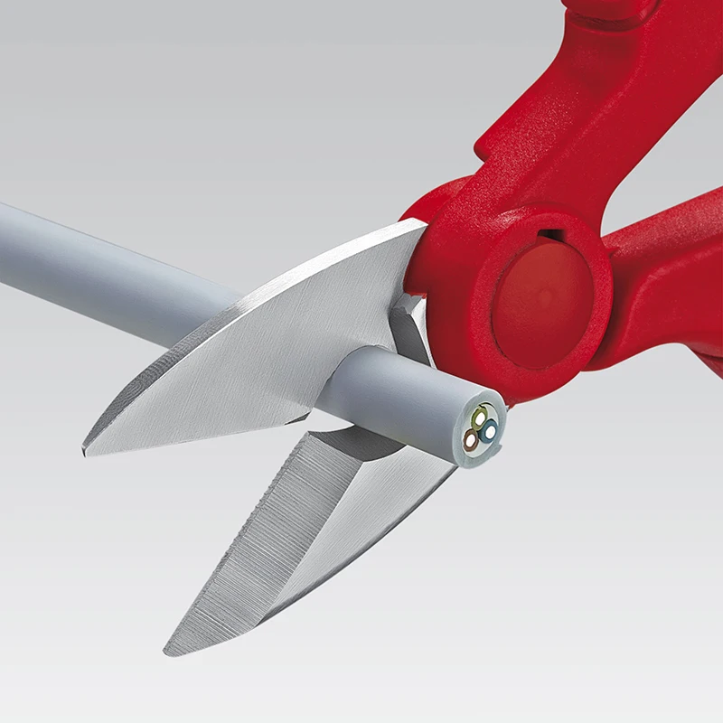 Imagem -05 - Knipex Tesoura Eletricista Fibra de Vidro Reforçada 95 05 155 sb 155 mm 6.1