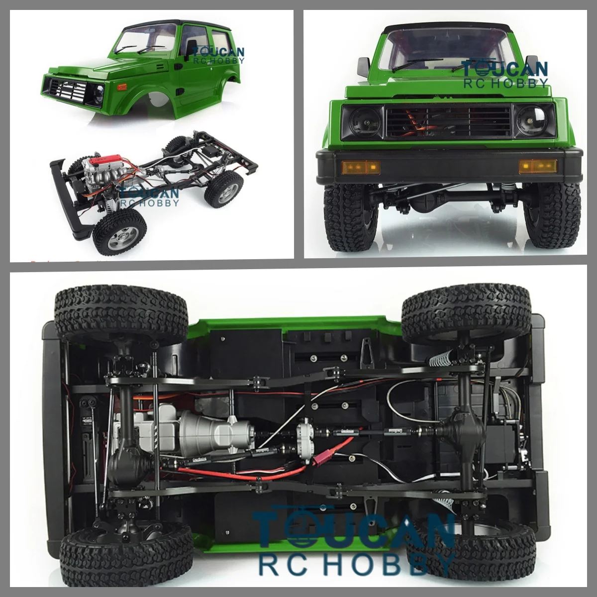 

Capo 1/6 RC Racing Crawler SIXER1 Painted Samurai Car Remote Control ESC Model Outdoor Toys For Boys Gift THZH0500-SMT6