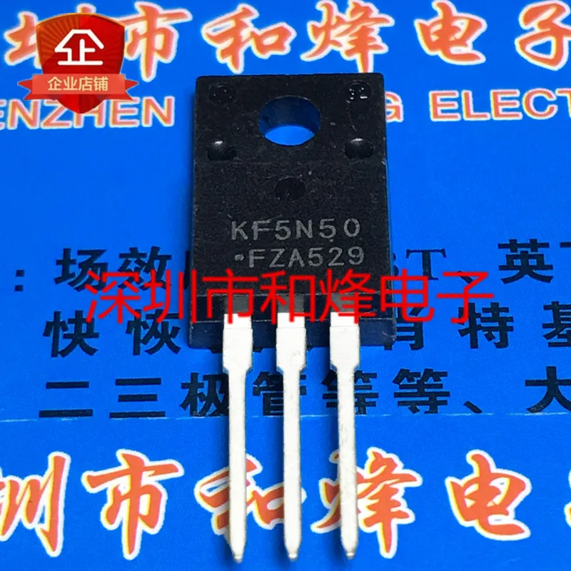 5PCS-10PCS KF5N50FZ KF5N50 TO-220F 500V 5A On Stock New And Origjnal