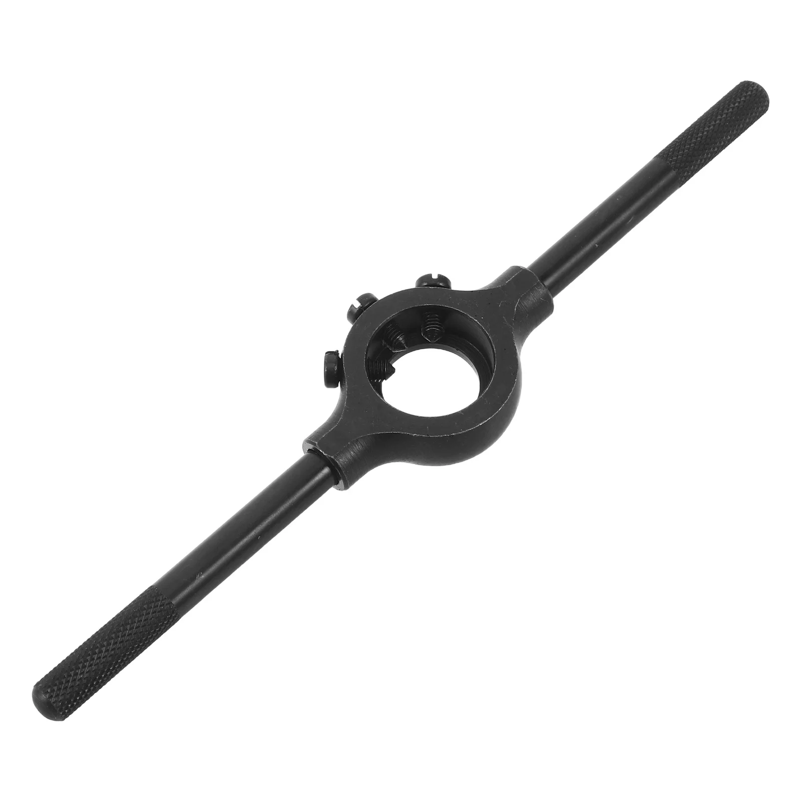 

1pcs Adjustable Die Stock Wrench 1Inch Steel Round Die Holder Heavy Duty Thread Tap Handle For Metal Threading Workshop Repair