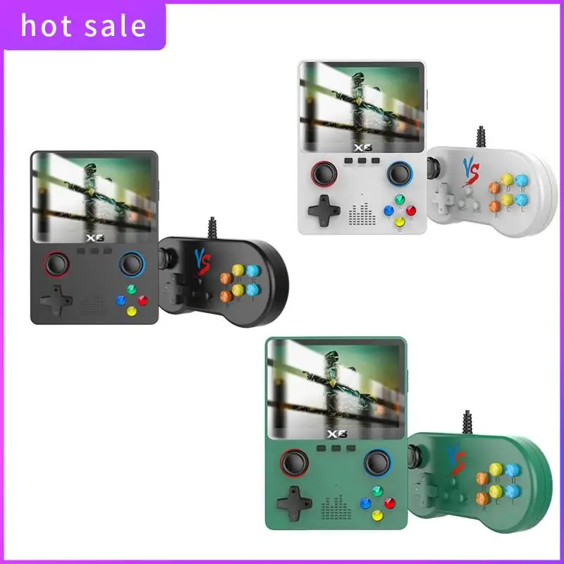 

ELEC-Portable X6 Handheld Game Player With 10000+ Games 3.5Inch IPS Screen 11 Simulators Dual Player GBA Video Game Console