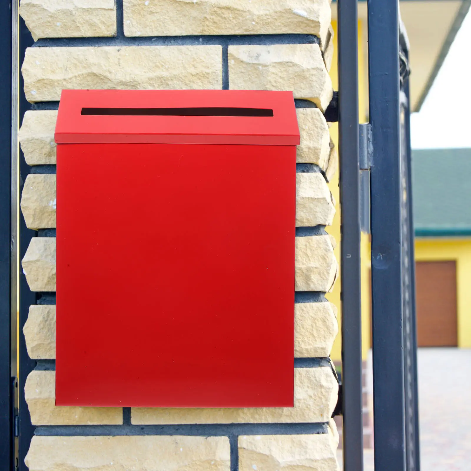 

Металлический почтовый ящик настенный, большой вместимости, винтажный дизайн, для дома, почтовый контейнер, почтовый ящик для писем