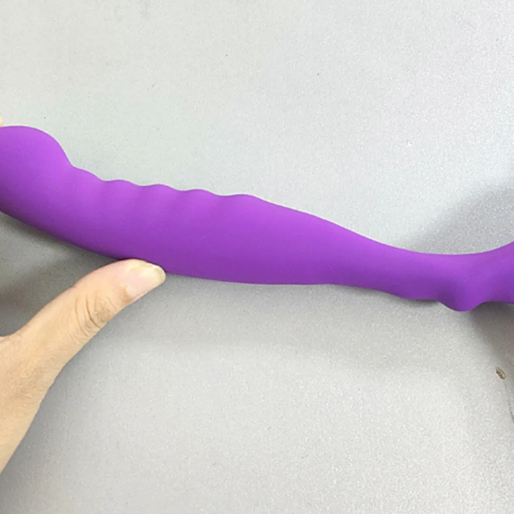 FF damska zabawka do masturbacji USB ładowanie poręczny wibrator podwójna główka kij do masażu damski masturbator produkty dla dorosłych kobiet