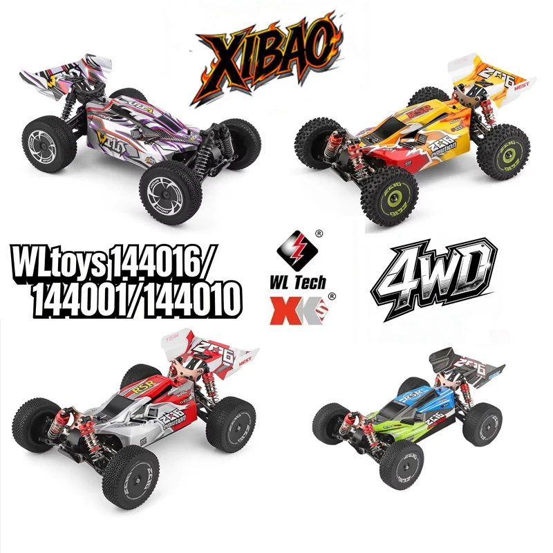 

WLtoys 144016/144001/144010 – Идеальный радиоуправляемый гоночный автомобиль 4WD: высокая скорость, внедорожные характеристики, металлическая подвеска, готов к дрифту, для взрослых.