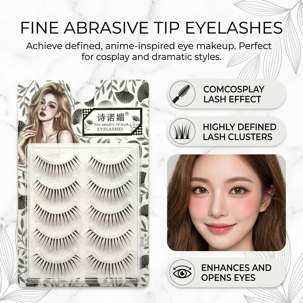 5 Pairs K-pop Girl Group False - Eyelash Extension Japan recension och pris