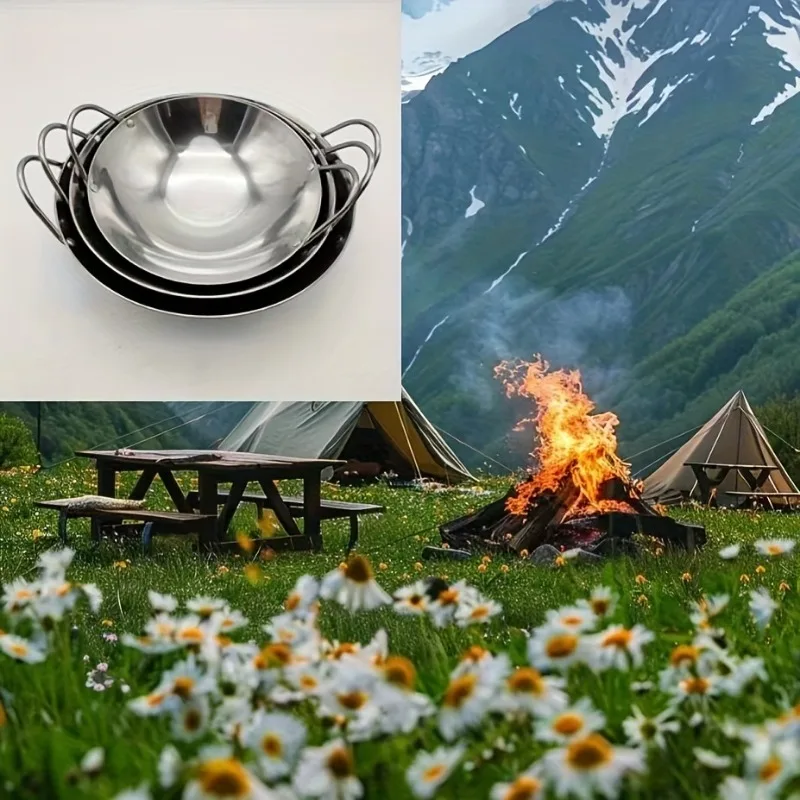 Olla Comercial de Acero Inoxidable para Hot Pot, Estilo Ánfora con Fondo Reforzado, para Cocinar Mariscos, para Restaurantes y Hoteles