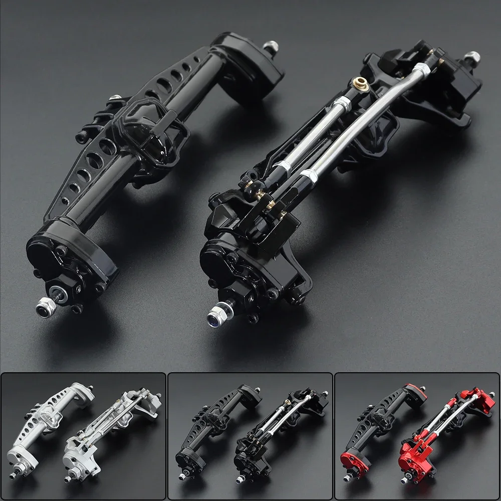 

Aluminum Alloy Front and Rear Portal Axle Set for 1/10 RC Crawler Car Axial SCX10 III AXI03007 Upgrades Parts