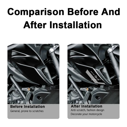 Imagen 2 del producto POSFIRA pegatinas de vinilo para motocicleta Yamaha MT07 2024 2023 2022 MT 07 MT-07, accesorios adhesivos impermeables para motocicleta