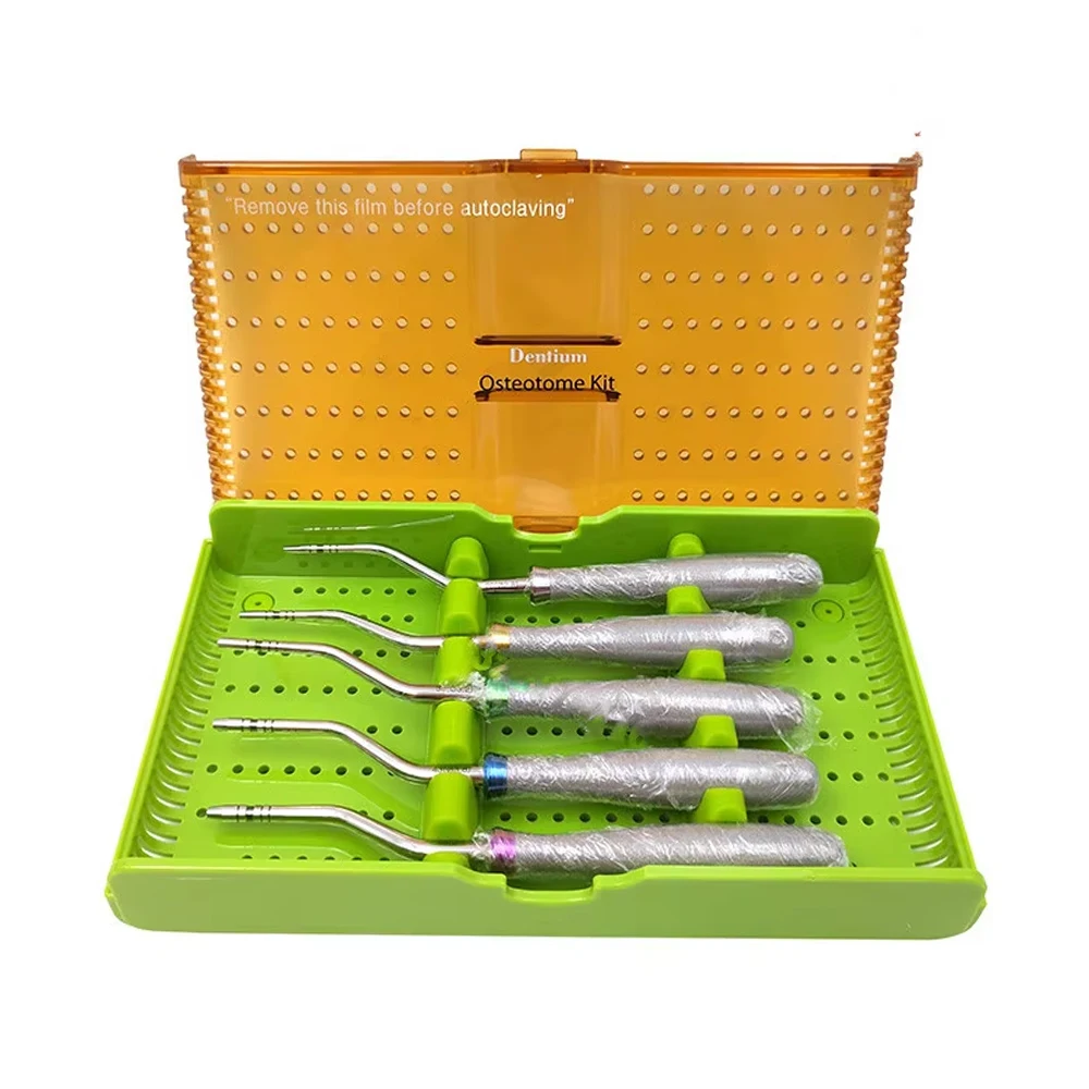 Original XOFK Dentium Osteotome Kit Concave XOFBK Type A/B Dental Implant Surgical Instruments Dental Tools