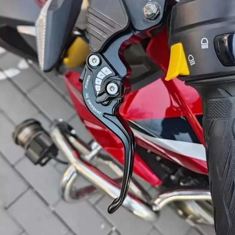 For Haojue TR300 modified short two-finger competition brake clutch horn handlebar lever accessories