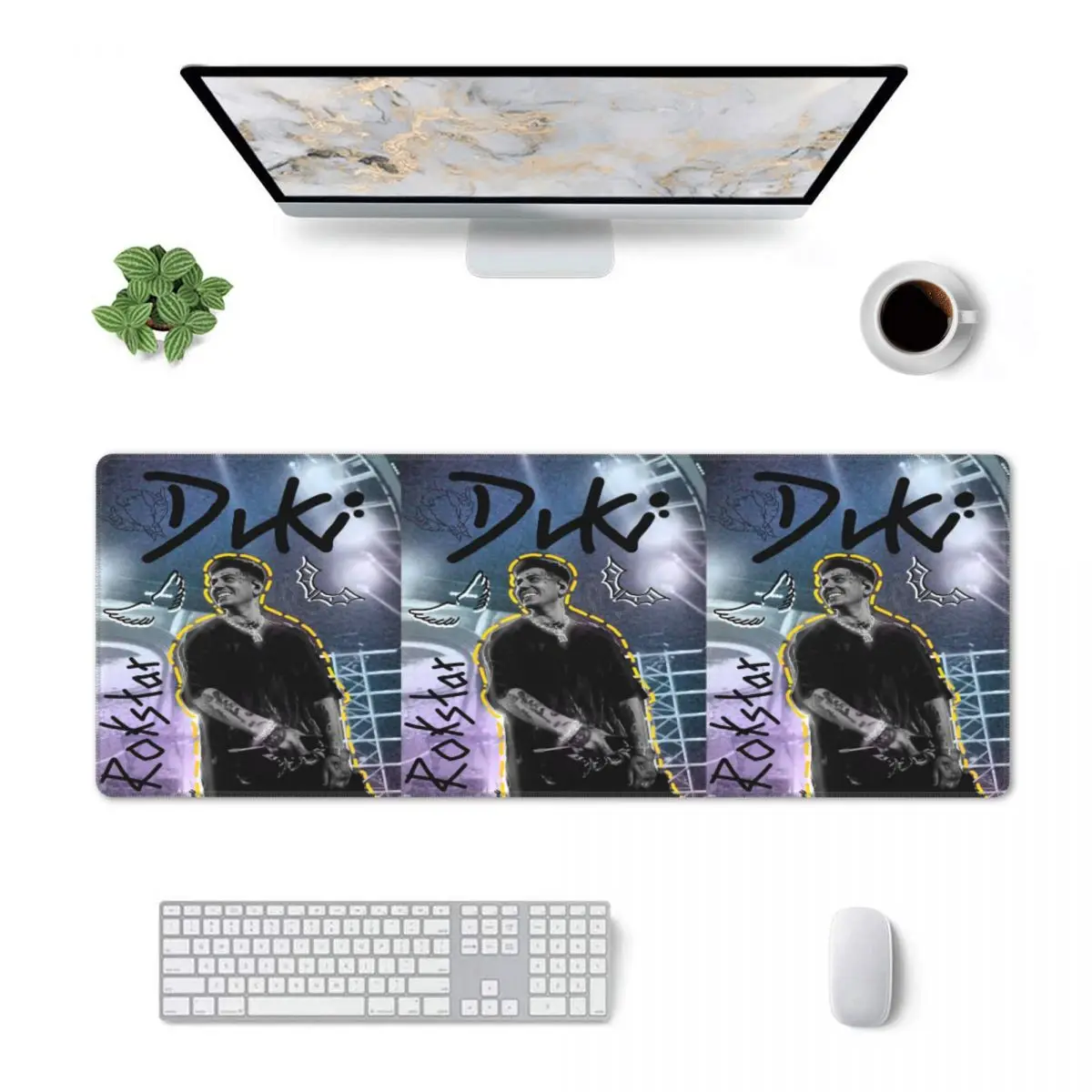 Large Mouse Pad Duki Singer Rapper Accessories Gamer PC Laptop Mats Keyboard Carpet Computer Gaming Office Accessories Desk Mat