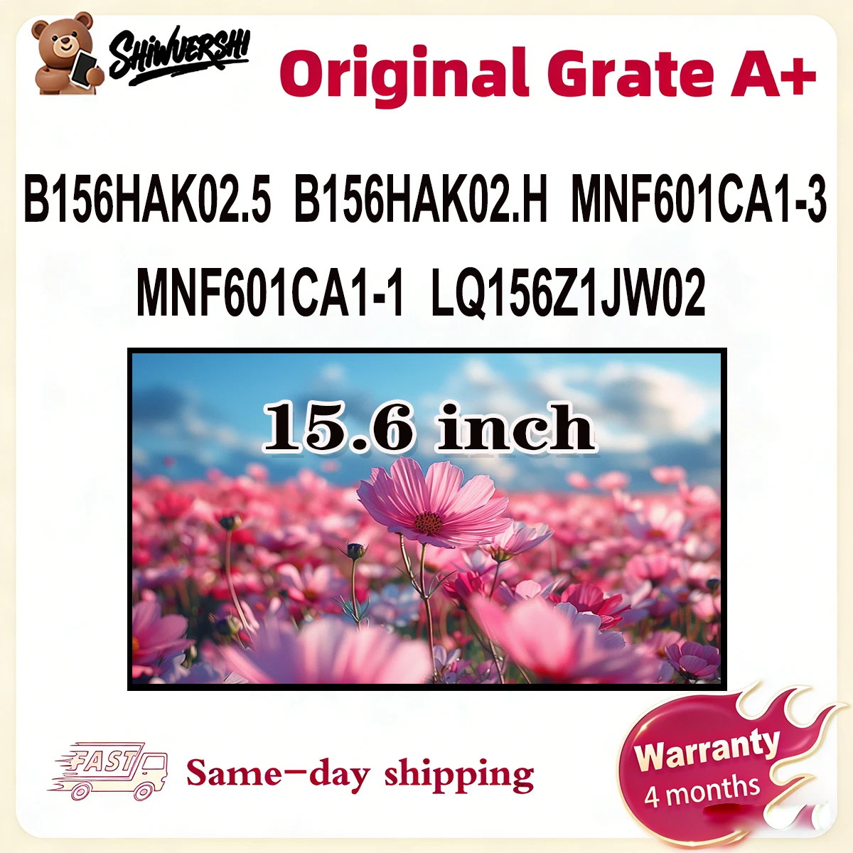 

Original New A+ 15.6 inch Slim Laptop Lcd Screen Panel B156HAK02.5 B156HAK02.H MNF601CA1-3 MNF601CA1-1 LQ156Z1JW02