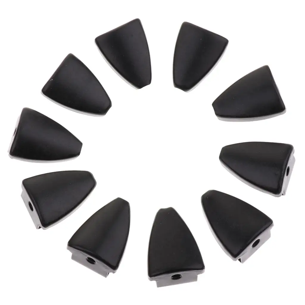 10 Pieces Iron Triangle Shape Drum Claw Hook for Bass Snare Drum Parts Accessories for Bass Snare Drums