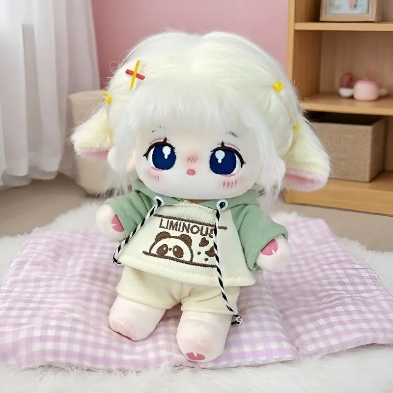 A 20cm-sized cotton doll, along with a cute baby lamb costume accessory doll view 4