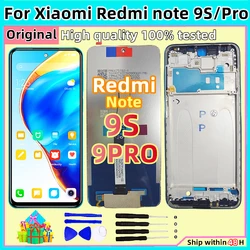 ORG LCD For Xiaomi Redmi Note 9 Pro LCD Display Touch Screen Digitizer For Redmi Note 9S Display M2003J6B2G Replacement Parts