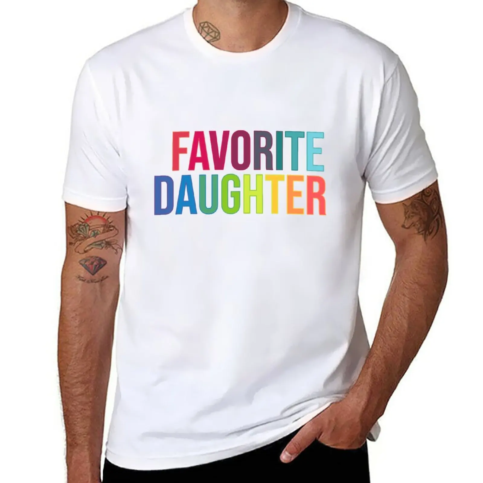 

Favorite Daughter T-Shirt blacks funnys korean fashion cute clothes mens white t shirts