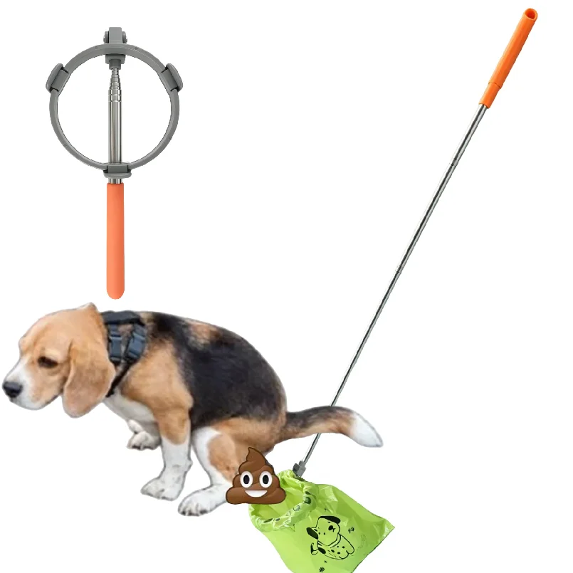 

Scalable Excrement Collector Long Handle Dog Cat Pet Poop Scoop Dirt Clean Friendly Grabber Portable Pet poop Picker