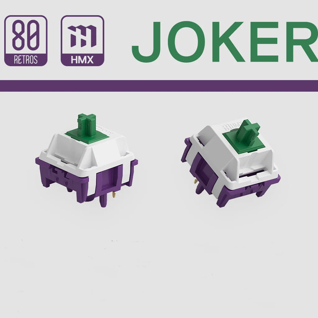 80Retros X HMX Joker Switch 5 Pins 45g Linear HMX P3 POM Switches