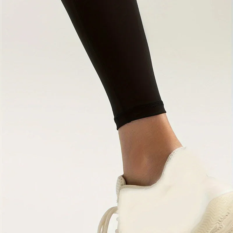 Summer Thin Yoga Pants Women High Waist Butt Shaping Workout Leggings  Gym Fitness Running Clothes Casual Streetwear Leggings