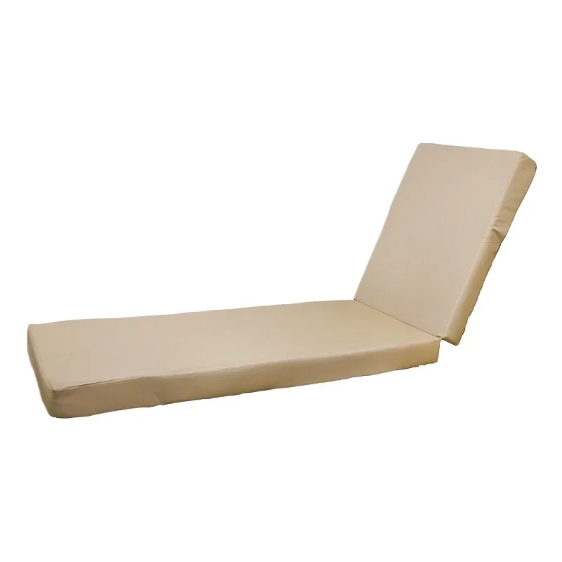 

Outdoor bed cushion anti-splashing water and sun protection hotel beach chair seat cushion strap single beach mat