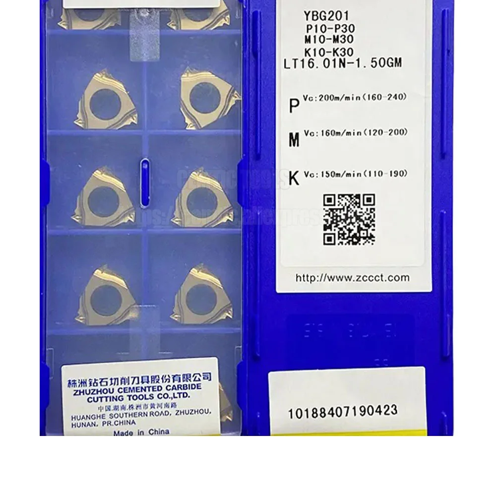 ZCC LT16.01N LT16.01W LT16.01N-1.00GM 1.25GM 1.50GM 1.75GM 5GM 2.00GM 2.50GM 3.00GM Threading Turning tools 10pcs/box