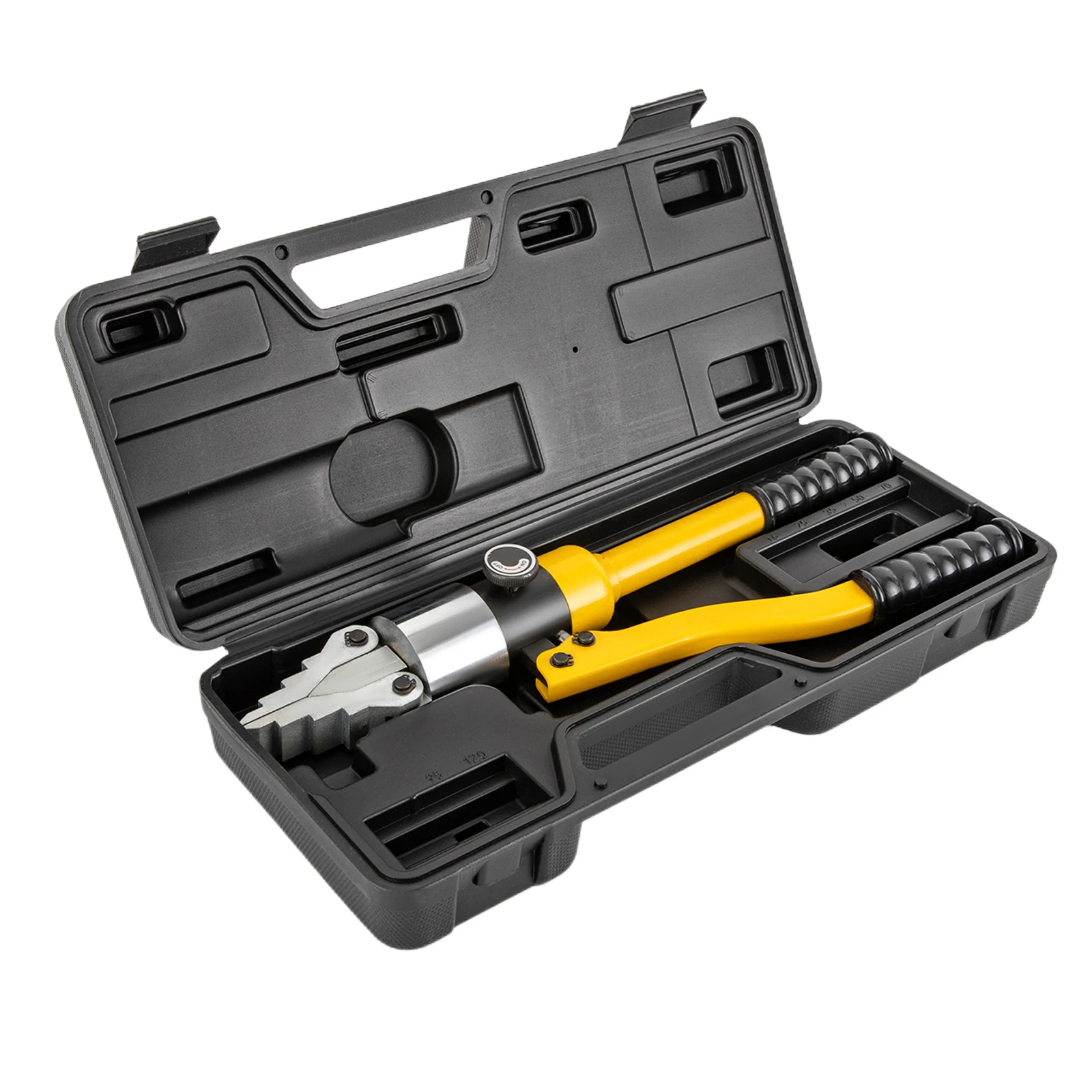 

Durable Spreader Tool, Alloy Steel Clamp, Hydraulic Pressure, 18-Inch Max Spread, Ergonomic Handle, Portable with Storage Box