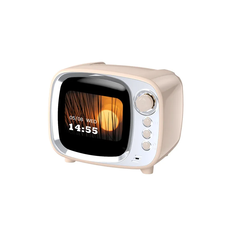 

Retro vintage wireless bluetooth speaker desktop subwoofer FM radio card