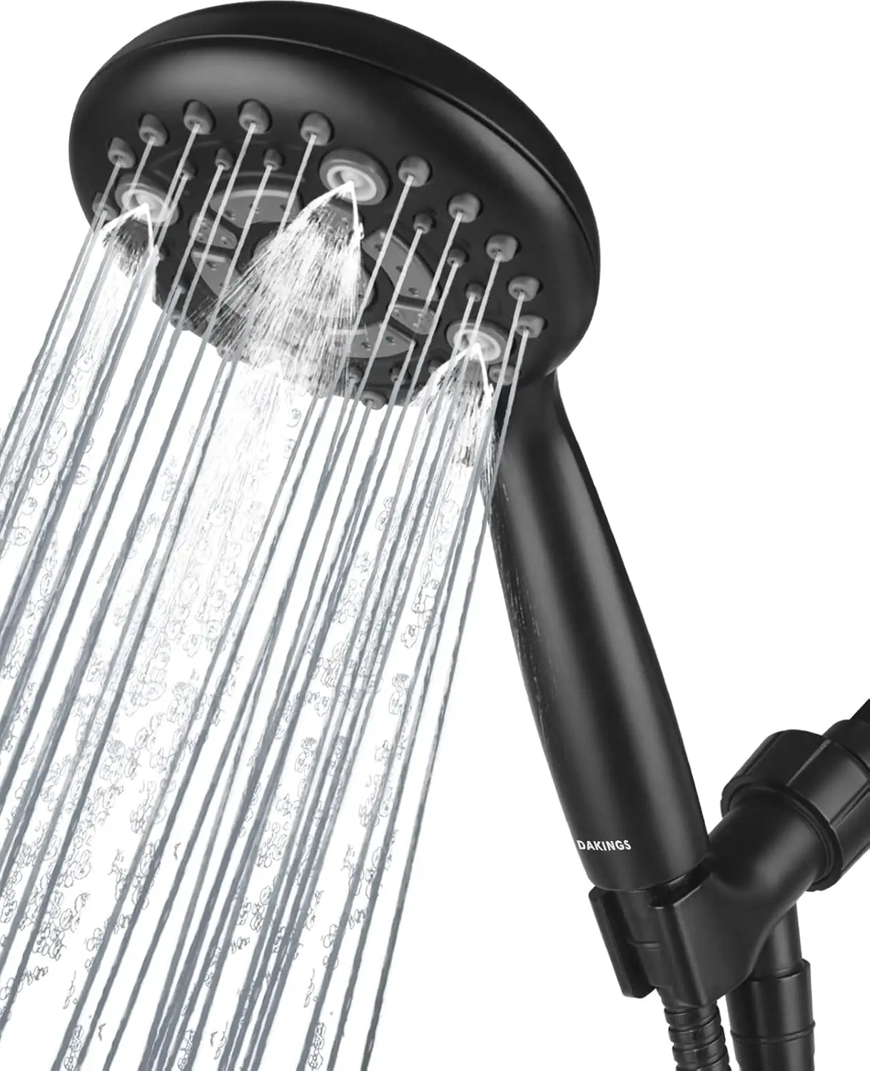 

Upgraded 6 Spray Modes High Pressure Handheld Showerhead with Stainless Steel Hose, Easy Install
