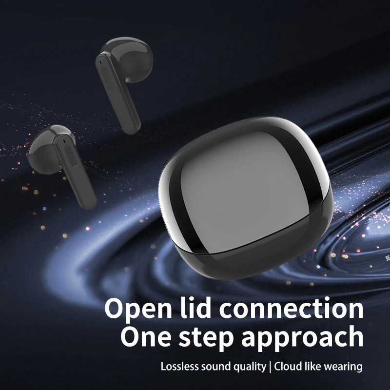 ANC Bluetooth-Ohrhörer mit Geräuschunterdrückung, tragbar, lange Akkulaufzeit, echte kabellose In-Ear-Kopfhörer, wasserdichte Sport-Headsets TWS