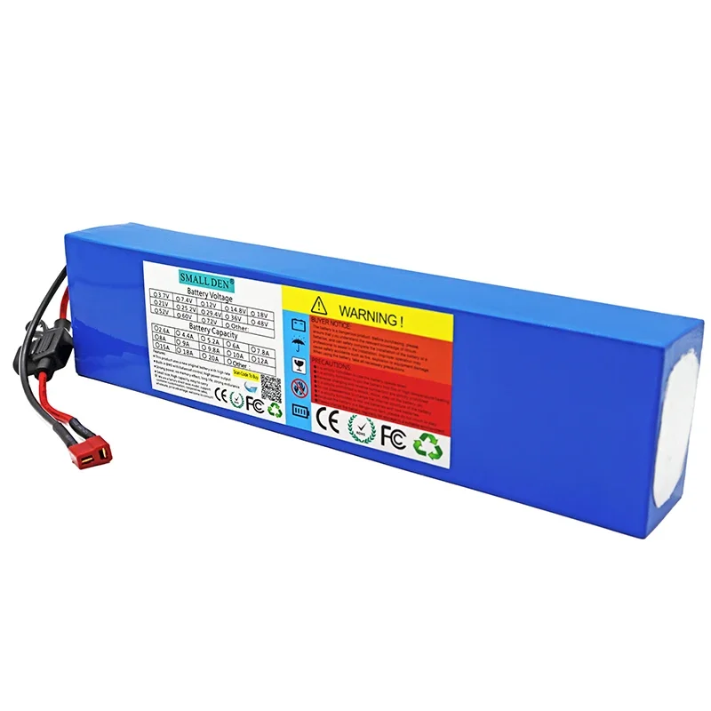 36V 10Ah 18650 lithium battery pack, built-in 30A BMS and fuse device 250W-600W High quality solar rechargeable battery