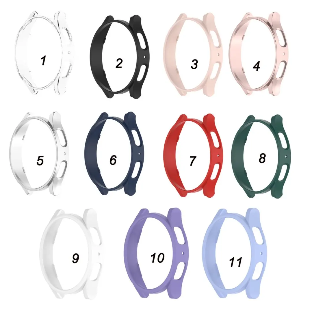 PC Protective Case Cover Bumper Frame Shell Protector For Samsung Galaxy Watch 4 5 40mm 44mm Watch 5 Pro 45mm Smartwatch Cover