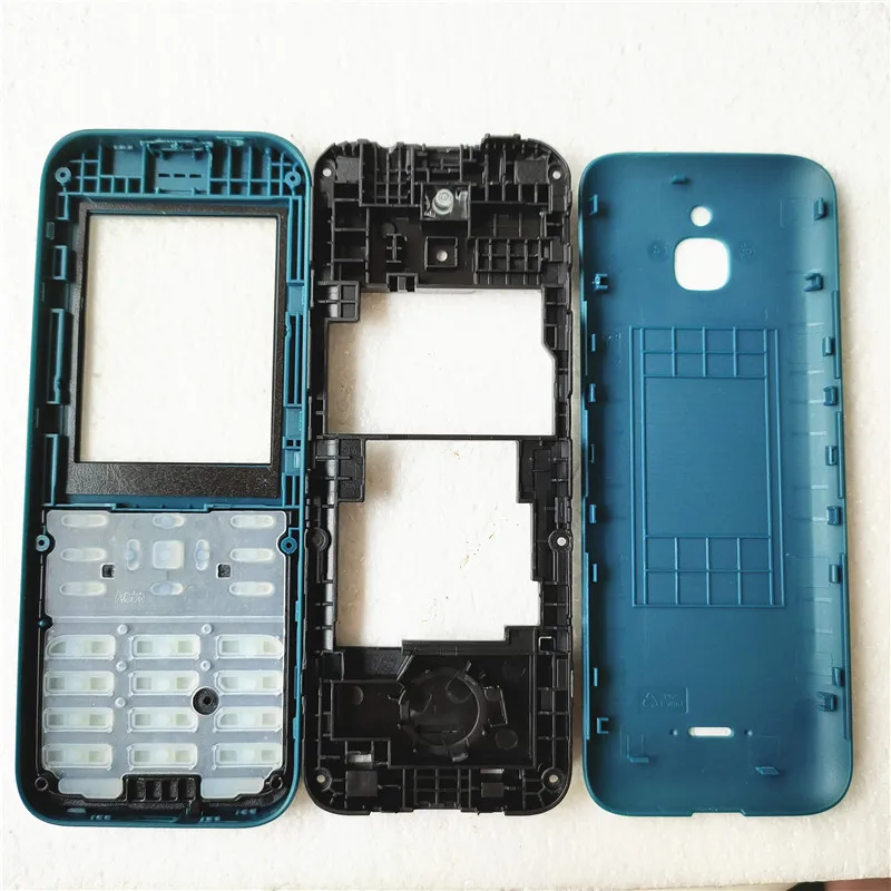 Full Complete Mobile Phone Housing Cover Case + English Keypad For Nokia 6300 4G 2020 Version