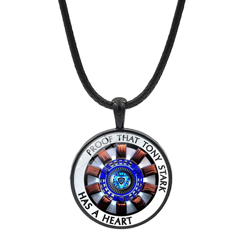 Marvel Captain America Spider-man Necklace for Men and Women Charm Decor Iron Man Hulk Neck Chains Jewelry Birthday Xmas Gifts