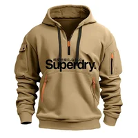 Sweat-shirt à capuche pour hommes, ample, à la mode, pour jogging en plein air et fitness, nouvelle collection automne et hiver 2025 1