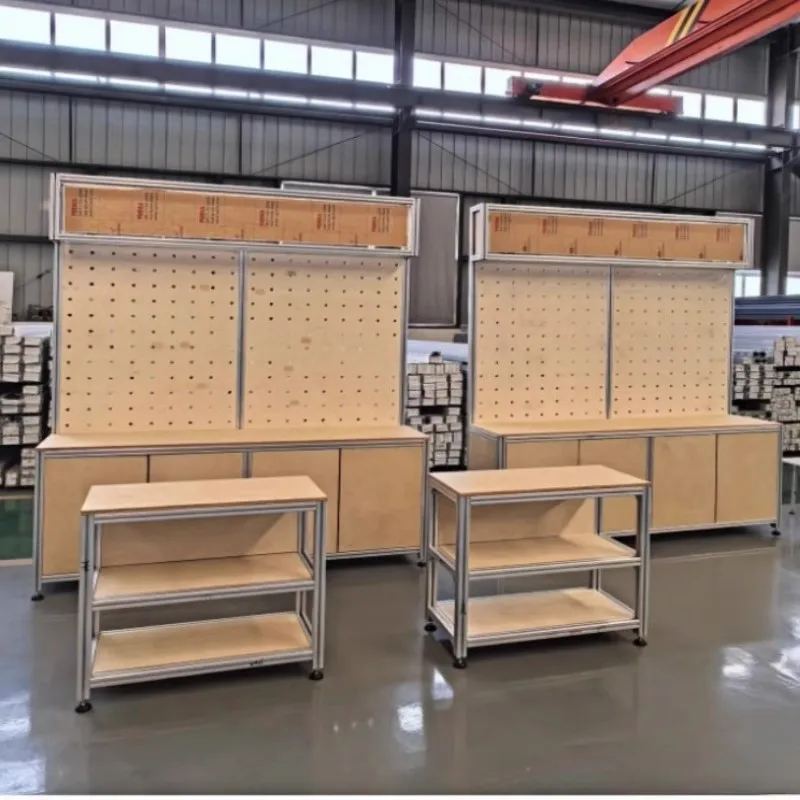 

Aluminum profile shelf display rack Floor-to-ceiling display rack Storage Household living room