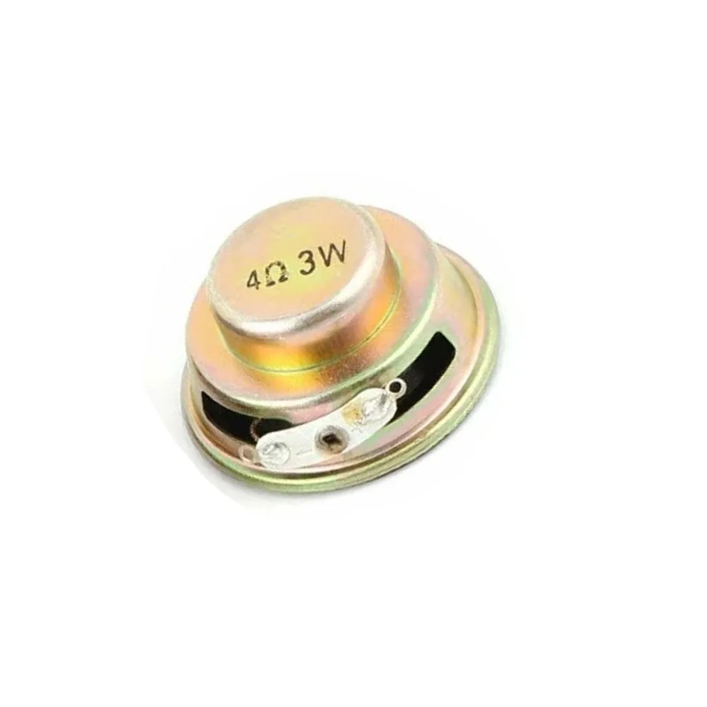 1/2/10PCS 3W 4 Ohm Mini Speaker 40mm Diameter DIY Amplifier Trumpet Horn Loudspeaker 3 Watt 4Ω for Audio Arduino Projects
