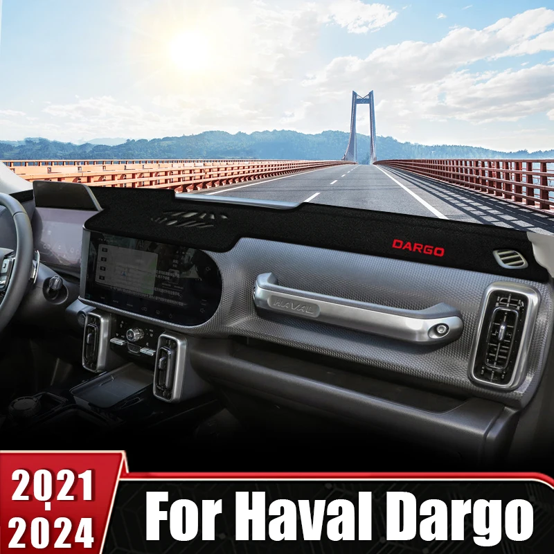 

For Haval Dargo 2021 2022 2023 2024 Car Dashboard Sun Shade Cover Anti-UV Non-slip Mat Protector Instrument Carpets Accessories