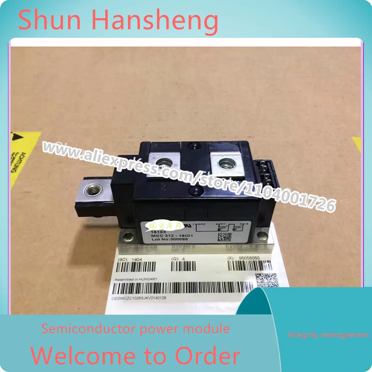 

NEW IGBT MODULE MCC224-20I01 MCC224-22I01 MCC312-12I01 MCC312-14I01 MCC312-16I01 MCC312-18io1 MCC310-12I01 MCC310-14I01 IN STOCK