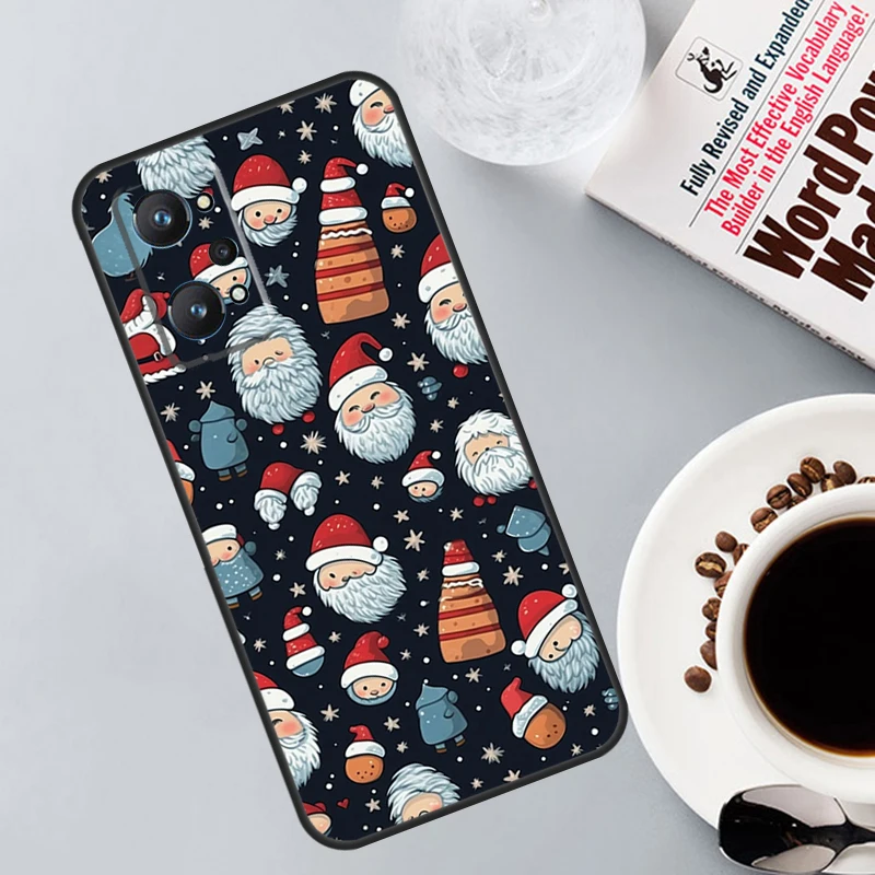 Santa Claus Merry Christmas Funda For Realme C53 C55 C35 C33 C31 C30 C25s C21Y C11 GT Neo 5 3T 2T 9 10 11 Pro Plus Case