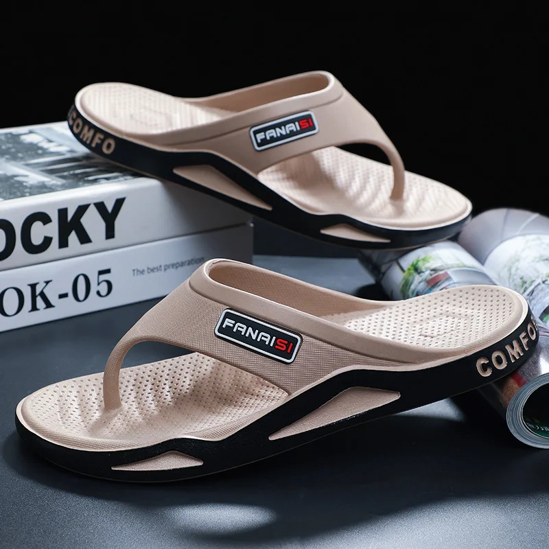 

Мужские шлепанцы, мужские сандалии, домашние тапочки из ЭВА, пляжная обувь на мягкой подошве, летняя уличная шлифовка, тренд для отдыха, домашняя пара