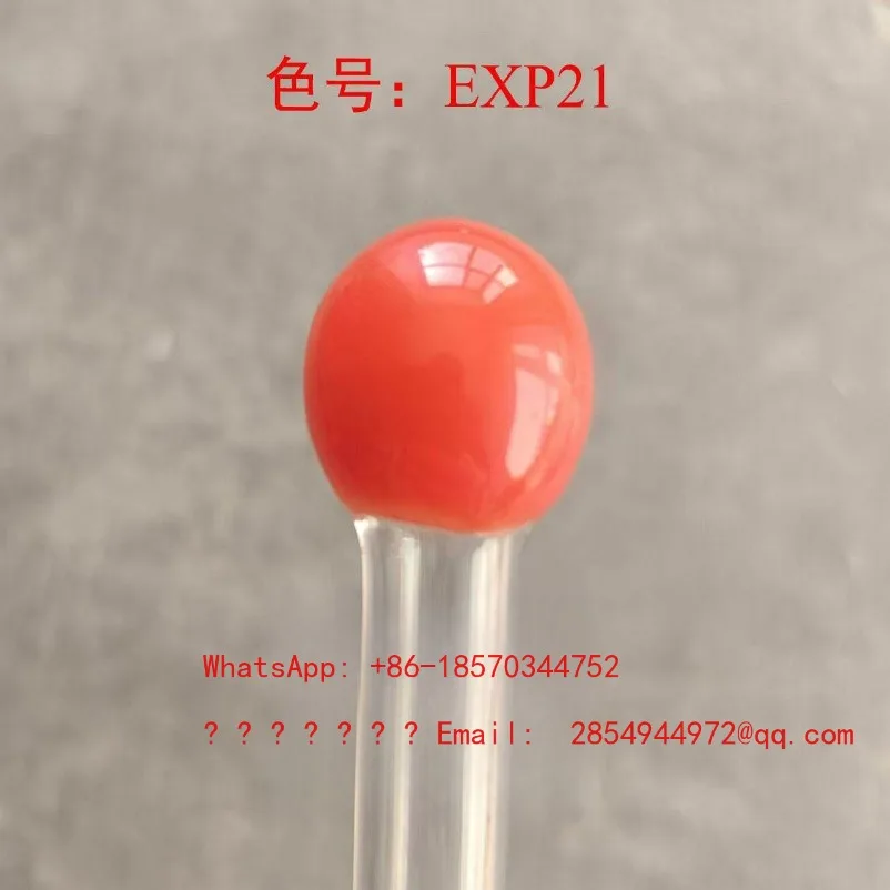 Grapefruit Orange Color-changing Material Glass Rod Hard Material Handmade DIY Raw Material